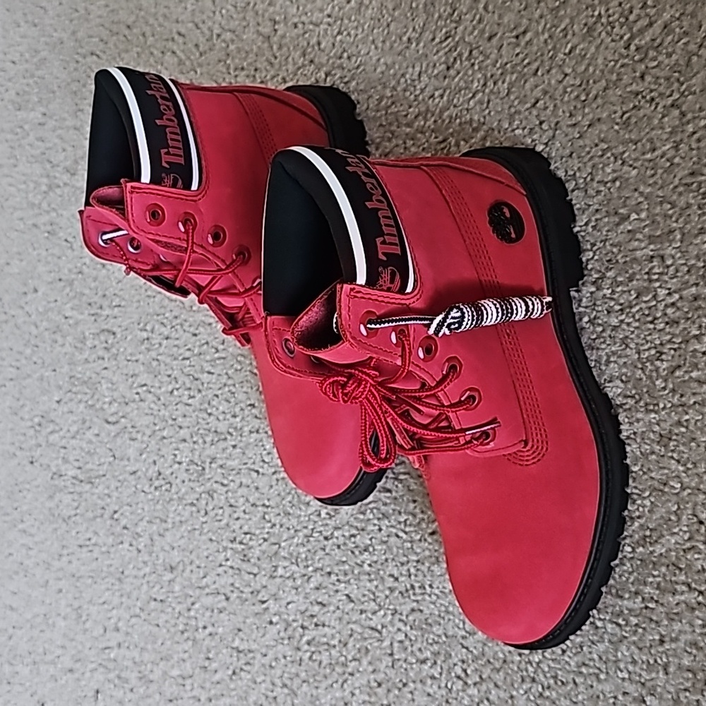 Red Timberland Boots